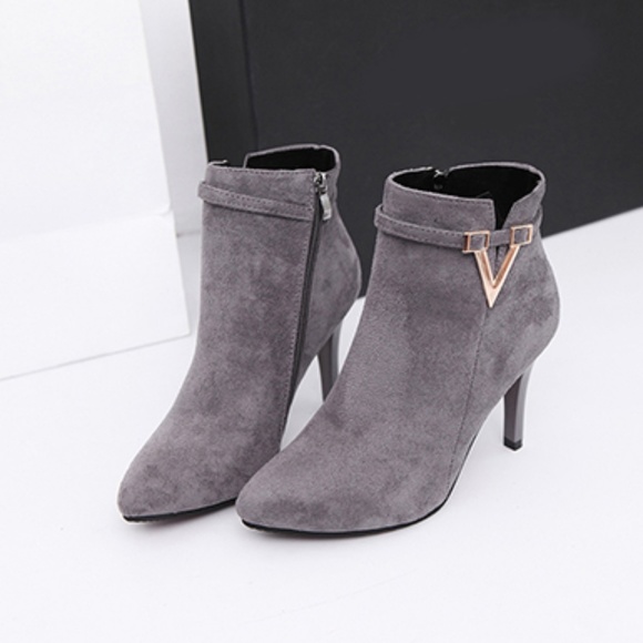 Scarlett Suede Ankle Boots - Picture 1 of 1